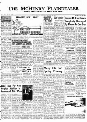 McHenry Plaindealer (McHenry, IL), 18 Jan 1962