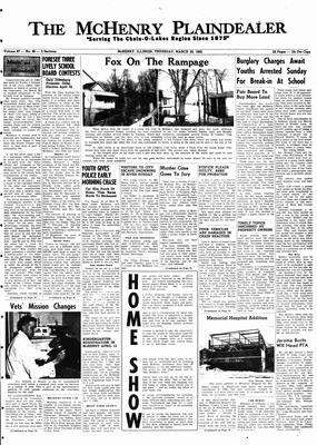 McHenry Plaindealer (McHenry, IL), 29 Mar 1962