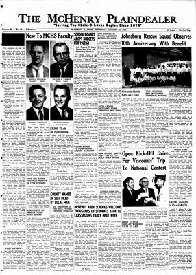 McHenry Plaindealer (McHenry, IL), 30 Aug 1962