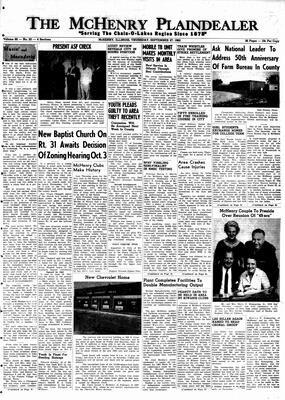 McHenry Plaindealer (McHenry, IL), 27 Sep 1962