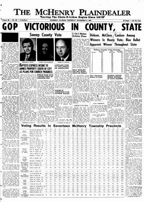 McHenry Plaindealer (McHenry, IL), 8 Nov 1962