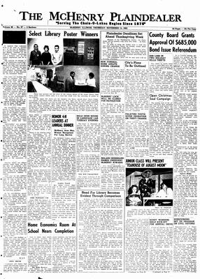 McHenry Plaindealer (McHenry, IL), 15 Nov 1962