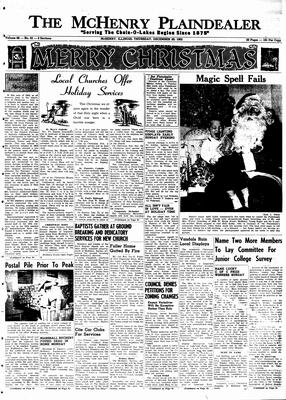 McHenry Plaindealer (McHenry, IL), 20 Dec 1962