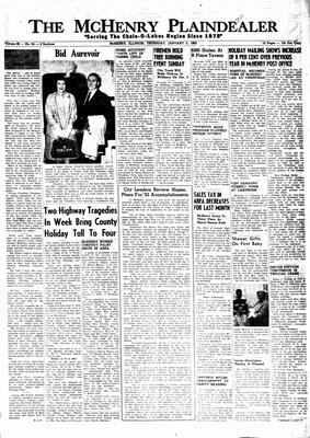 McHenry Plaindealer (McHenry, IL), 3 Jan 1963