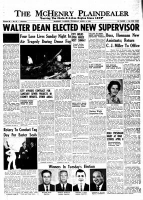 McHenry Plaindealer (McHenry, IL), 4 Apr 1963