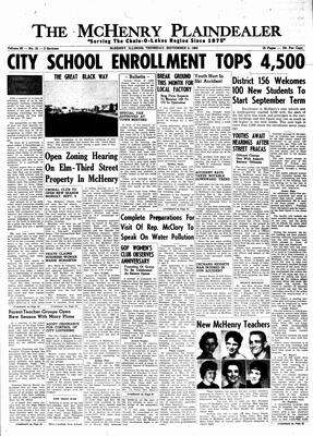 McHenry Plaindealer (McHenry, IL), 5 Sep 1963