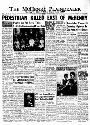 McHenry Plaindealer (McHenry, IL), 26 Sep 1963