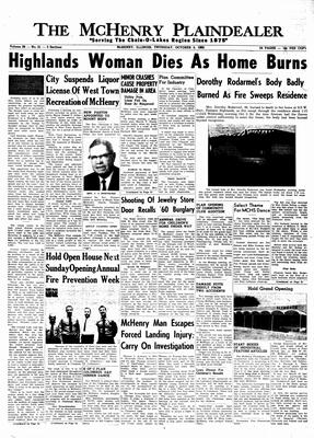 McHenry Plaindealer (McHenry, IL), 3 Oct 1963