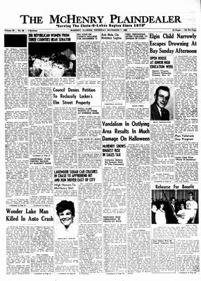 McHenry Plaindealer (McHenry, IL), 7 Nov 1963