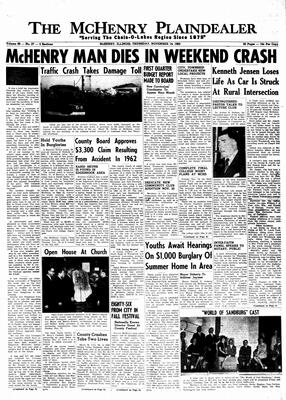 McHenry Plaindealer (McHenry, IL), 14 Nov 1963