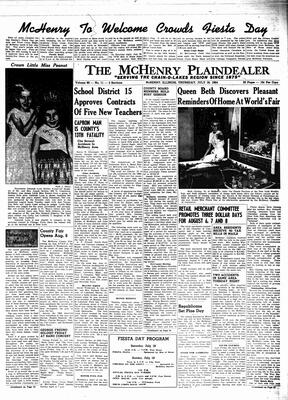 McHenry Plaindealer (McHenry, IL), 16 Jul 1964