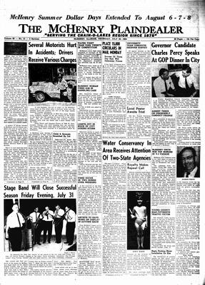 McHenry Plaindealer (McHenry, IL), 30 Jul 1964