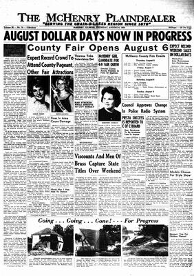 McHenry Plaindealer (McHenry, IL), 6 Aug 1964