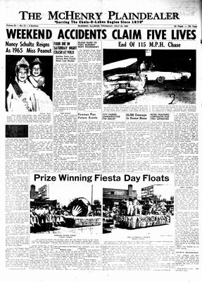 McHenry Plaindealer (McHenry, IL), 22 Jul 1965