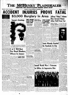 McHenry Plaindealer (McHenry, IL), 9 Dec 1965