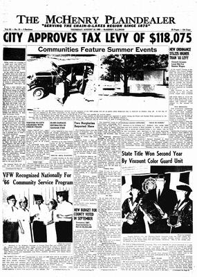 McHenry Plaindealer (McHenry, IL), 18 Aug 1966