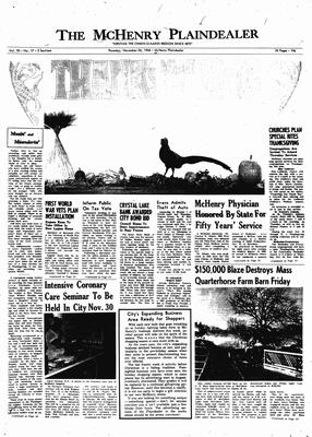 McHenry Plaindealer (McHenry, IL), 24 Nov 1966