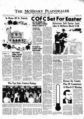 McHenry Plaindealer (McHenry, IL), 16 Mar 1967