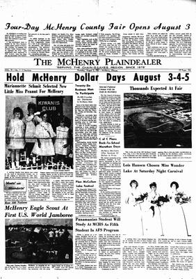 McHenry Plaindealer (McHenry, IL), 3 Aug 1967