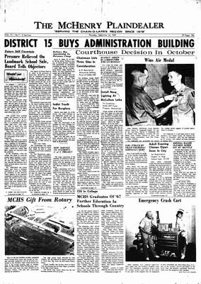 McHenry Plaindealer (McHenry, IL), 14 Sep 1967