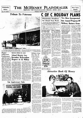 McHenry Plaindealer (McHenry, IL), 15 Nov 1967