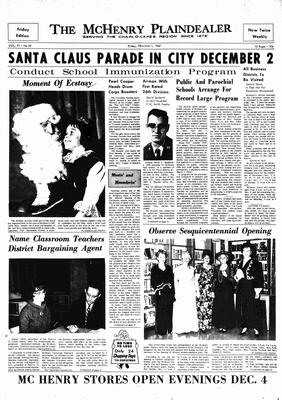 McHenry Plaindealer (McHenry, IL), 1 Dec 1967