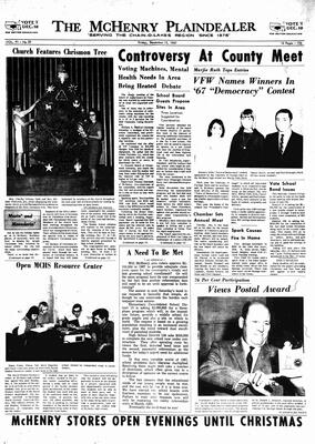 McHenry Plaindealer (McHenry, IL), 15 Dec 1967