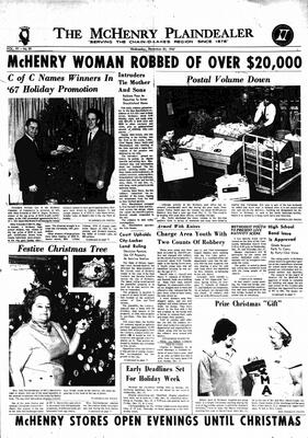 McHenry Plaindealer (McHenry, IL), 20 Dec 1967