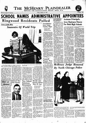 McHenry Plaindealer (McHenry, IL), 19 Jan 1968