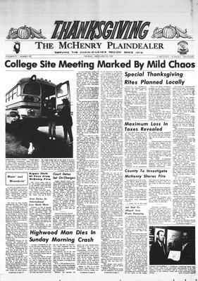 McHenry Plaindealer (McHenry, IL), 25 Nov 1969