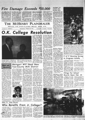 McHenry Plaindealer (McHenry, IL), 25 Feb 1970