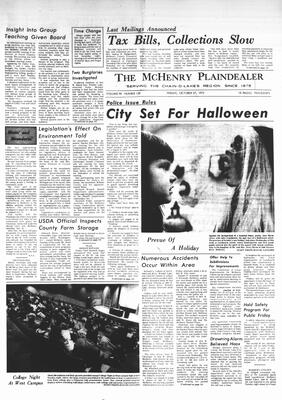 McHenry Plaindealer (McHenry, IL), 27 Oct 1972