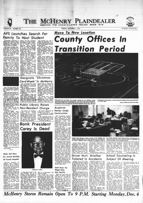 McHenry Plaindealer (McHenry, IL), 1 Dec 1972