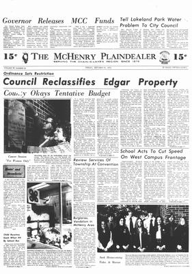 McHenry Plaindealer (McHenry, IL), 19 Oct 1973