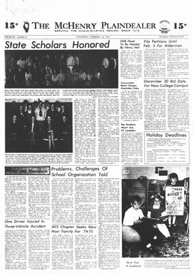 McHenry Plaindealer (McHenry, IL), 14 Nov 1973