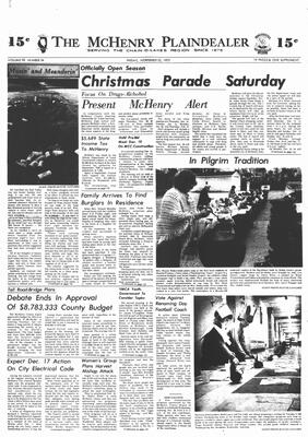 McHenry Plaindealer (McHenry, IL), 23 Nov 1973