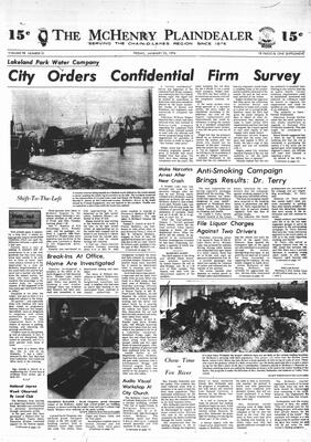 McHenry Plaindealer (McHenry, IL), 25 Jan 1974