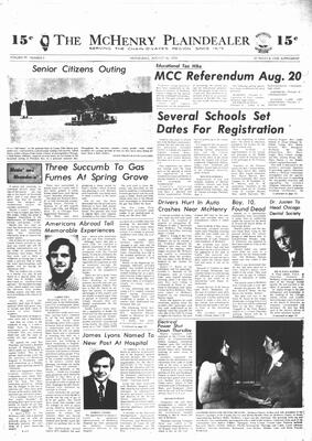 McHenry Plaindealer (McHenry, IL), 14 Aug 1974