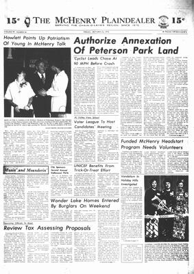 McHenry Plaindealer (McHenry, IL), 25 Oct 1974