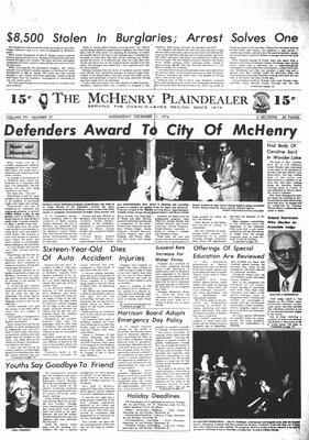 McHenry Plaindealer (McHenry, IL), 11 Dec 1974