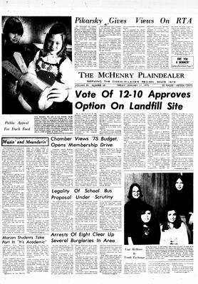 McHenry Plaindealer (McHenry, IL), 17 Jan 1975