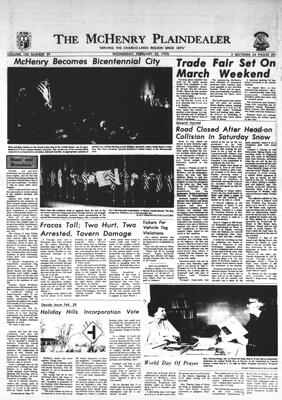 McHenry Plaindealer (McHenry, IL), 25 Feb 1976