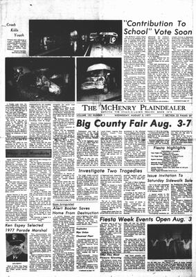 McHenry Plaindealer (McHenry, IL), 3 Aug 1977