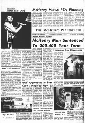 McHenry Plaindealer (McHenry, IL), 9 Nov 1977