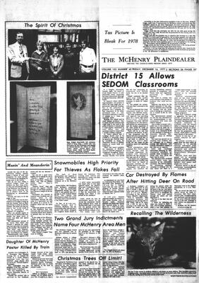 McHenry Plaindealer (McHenry, IL), 16 Dec 1977