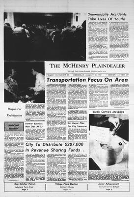 McHenry Plaindealer (McHenry, IL), 21 Jan 1981