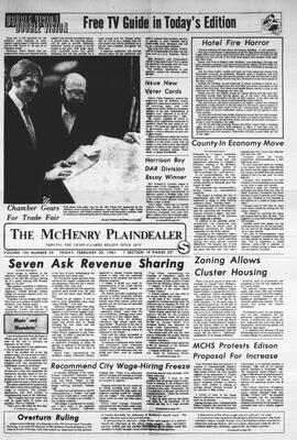 McHenry Plaindealer (McHenry, IL), 20 Feb 1981