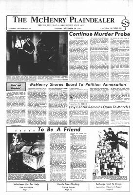 McHenry Plaindealer (McHenry, IL), 24 Nov 1981