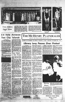 McHenry Plaindealer (McHenry, IL), 5 Aug 1983