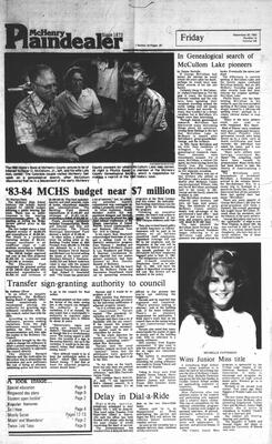 McHenry Plaindealer (McHenry, IL), 30 Sep 1983